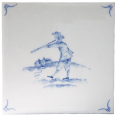 Classic Delft Decor Figures №1 11x11