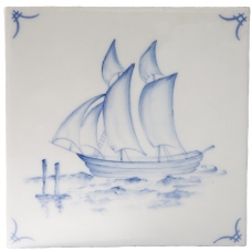 Classic Delft Decor Ships & Scapes №1 11x11