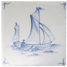 Classic Delft Decor Ships & Scapes №4 11x11