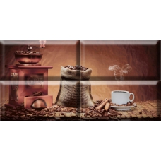 Monocolor Composicion Coffee Beans 02 20х40