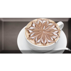 Monocolor Decor Coffee Capuccino Negro B 10х20