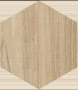 Hexagono Gamma Beige 23x26.6