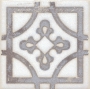 STG/A406/1266 Амальфи орнамент коричневый 9.9*9.9