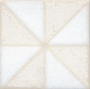 STG/B407/1266 Амальфи орнамент белый 9.9*9.9
