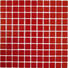 Red glass Стеклянная мозаика 25*25 300*300