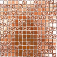 Shik Gold - 2 Стеклянная мозаика 20*20 327*327
