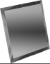 КЗГ1-01 Квадратная зеркальная графитовая с фацетом 10мм 18x18