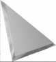 ТЗСм1-04 Треугольная зеркальная серебряная матовая с фацетом 10 мм 30x30
