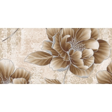 EMPERADOR ROMANTICA-1 Decor Beige 25х50