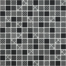 Мозаика Born Black 31.5x31.5 (на сетке)