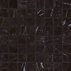 AS3Z Marvel Nero Marquina Mosaico Matt 30x30