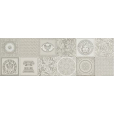 60219 Gold BIANCO/PLATINO Patchwork Decorato mix 2soggetti 25x75