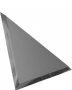 ТЗГм1-01 Треугольная зеркальная графитовая матовая с фацетом 10мм 18х18