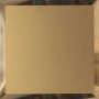 КЗБм1-01 Квадратная зеркальная бронзовая матовая плитка с фацетом 10мм 18х18
