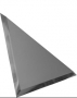 ТЗГм1-02 Треугольная зеркальная графитовая матовая с фацетом 10мм 20х20