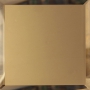 КЗБм1-02 Квадратная зеркальная бронзовая матовая плитка с фацетом 10мм 20х20