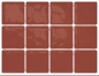 1242 Сезоны темно-коричневый, полотно 30х40 из 12 частей 9,9х9,9