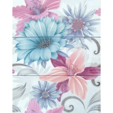 Decor Soul Flower Azul 20x50x3