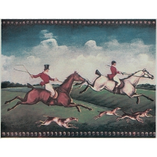 B FOX B Fox Hunting B (Two Riders) 15x20