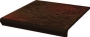 Semir Brown ступень простая с носиком структурированная 30x33