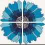 Pannello Daisy Blu