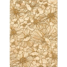 FLORES KREM GOLD 25x35