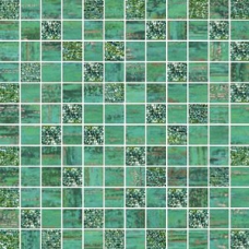 Mosaico Lux Mix Quadretti Verde 30x30