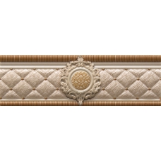 Cenefa Bellini Beige Roseton 8 x 25