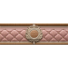 Cenefa Bellini Pink Roseton 8 x 25