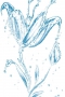 Aqua Flor Панно (из 3-х плиток ) 50х75