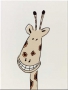 34056 Декор Голова улыбающегося жирафа